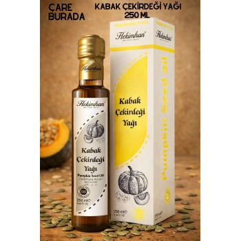 Hekimhan - Kabak Çekirdeği Yağı 250 Ml (Soğuk Sıkım)