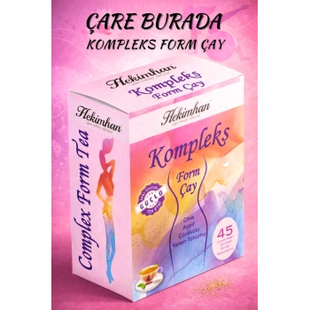 Hekimhan - Kompleks Form Çay (45li Süzen Poşet) (Chia & Aspir & Çörekotu & Keten Tohumu)Tohumu 45 Süzen Poşet