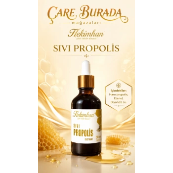 Hekimhan - Sıvı Propolis Ekstrakt 50 Ml (Alkol Bazlı)