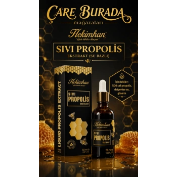 Hekimhan - Sıvı Propolis Ekstrakt 50 Ml (Su Bazlı)
