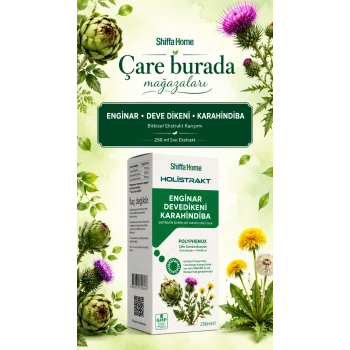 HOLİSTRAKT - Enginar & Devedikeni & Karahindiba İçeren Sıvı Ekstrat 250 Ml (Kolin)