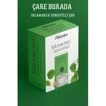 Ihlamurlu & Zencefilli Karışık Bitki Çayı 45li Süzen Poşet