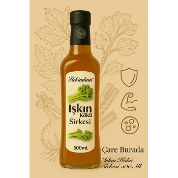 Işgın Kökü Sirkesi 500 Ml (Katkısız Doğal Fermente Sirke)