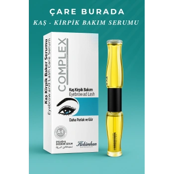 Kaş & Kirpik Bakım Serumu 10 Ml + 10 Ml (Parlak & Gür)
