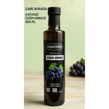 Katkısız Üzüm Sirkesi 500 Ml