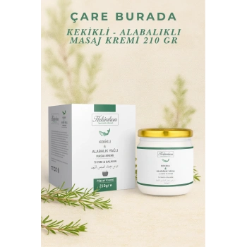 Kekikli & Alabalık Yağlı Masaj Kremi 210 gr