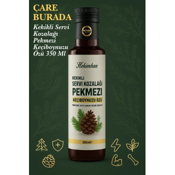 Kekikli Servi Kozalağı Pekmezi Keçiboynuzu Özü 350 Gr