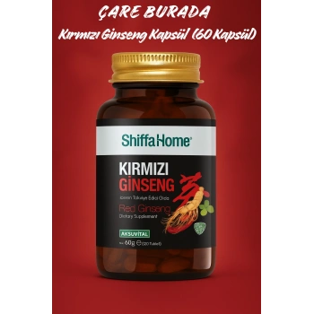 Kırmızı Ginseng Kapsül (120 Adet)
