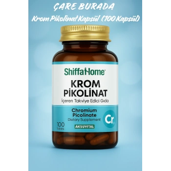 Krom Pikolinat (100 Kapsül)