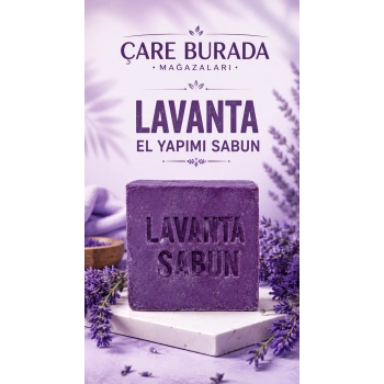 El Yapımı & Doğal Lavanta Sabunu