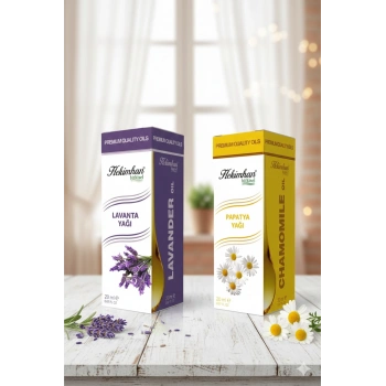 Lavanta Yağı 20 Ml Ve Papatya Yağı 20 Ml Avantaj Paketi