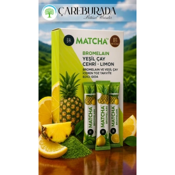 MATCHA YEŞİL ÇAY+CEHRİ+LİMON ANANAS AROMALI 20 Stick