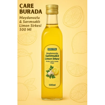 Maydanozlu & Sarımsaklı & Limon Sirkesi 500 ml