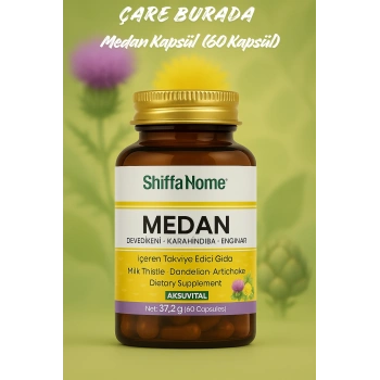 Medan Kapsül (Devedikeni & Karahindiba & Enginar) (60 Kapsül)