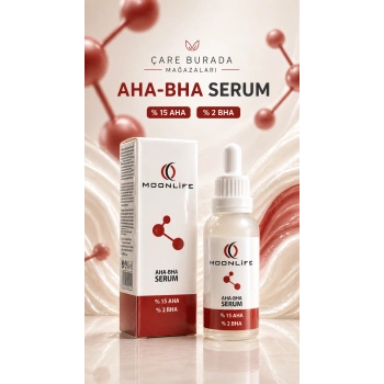 Moonlife - AHA & BHA Serum 30 Ml (%15 AHA & %2 BHA)