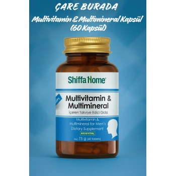 Multivitamin & Multimineral Kapsül (60 Kapsül) (Erkek)