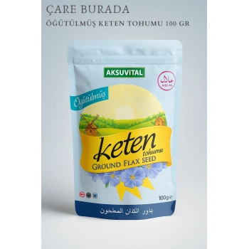 Öğütülmüş Keten Tohumu 100 gr