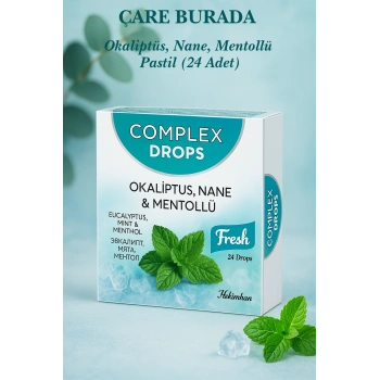 Okaliptüs & Nane & Mentollü Pastil (24lü)