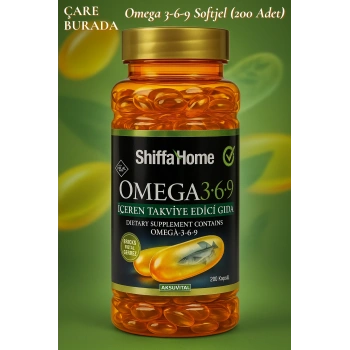 Omega 3-6-9 Softjel 1000 mg (200 Adet)