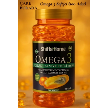 Omega 3 Softjel 1000 mg (100 Adet)