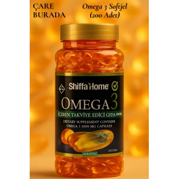 Omega 3 Softjel 1000 mg (200 Adet)