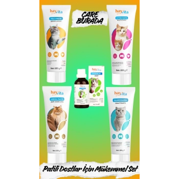 Patili Dost Seti (B Complex Drop, Glukozamin & Multi & Anti Hair Loss & Kitten Paste)