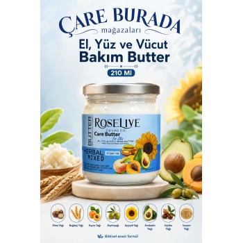 Roselive El & Yüz & Vücut Bakım Butter 210 Ml