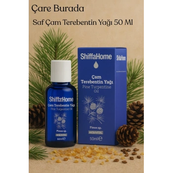 Saf Çam Terebentin Yağı 50 Ml (Haricen & Dahilen Kullanıma Uygun)