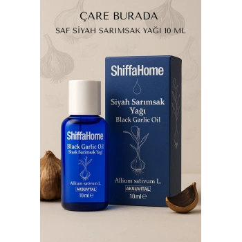 Saf Siyah Sarımsak Yağı 10 Ml