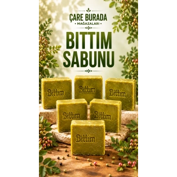 El Yapımı & Doğal Siirt Bıttım Sabunu (6 ADET)