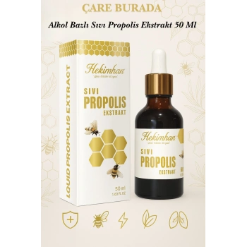 Sıvı Propolis Ekstrakt 50 Ml (Alkol Bazlı)