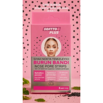Siyah Nokta Temizleyici Burun Bandı (×6 Adet)