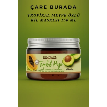 Tropikal Meyve Özlü Yüz Kil Maskesi 150 Ml