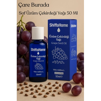 Üzüm Çekirdeği Yağı 50 Ml (Haricen & Dahilen Kullanıma Uygun)