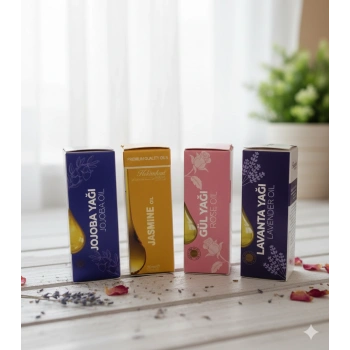 Yasemin Yağı 20ml - Gül Yağı 20 Ml - Lavanta Yağı 20 Ml - Jojoba Yağı 20 Ml