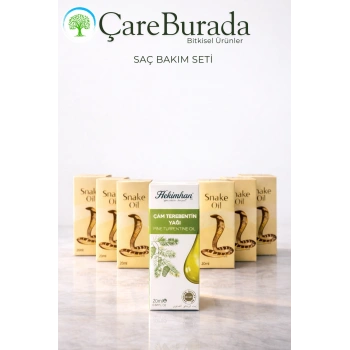 Yılan Yağı 20 Ml x 5 Adet + Çam Terebentin Yağı 20 Ml.