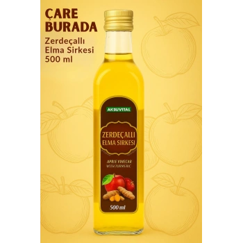 Zerdeçal Ekstraktlı Elma Sirkesi 500 ml