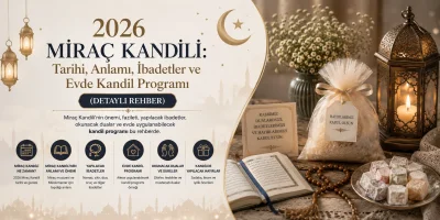 2026 Miraç Kandili: Tarihi, Anlamı, İbadetler ve Evde Kandil Programı (Detaylı Rehber)