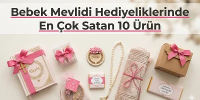 Bebek Mevlidi Hediyeliklerinde En Çok Satan 10 Ürün