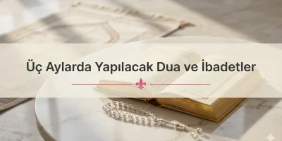 Üç Aylarda Yapılacak Dua ve İbadetler