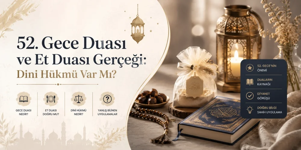 52. Gece Duası ve Et Duası Gerçeği: Dini Hükmü Var Mı?