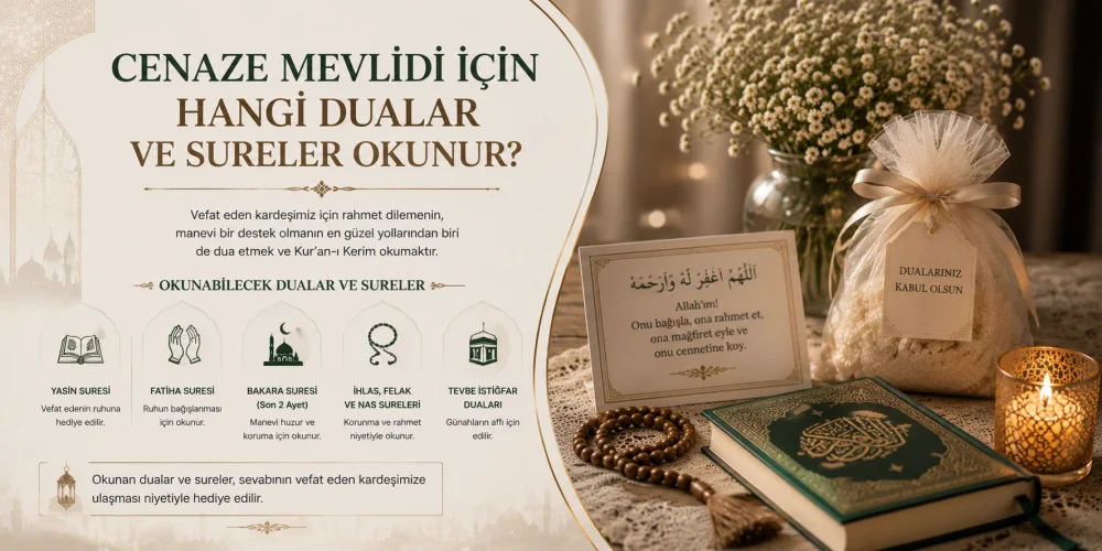 Cenaze Mevlidi İçin Hangi Dualar ve Sureler Okunur?