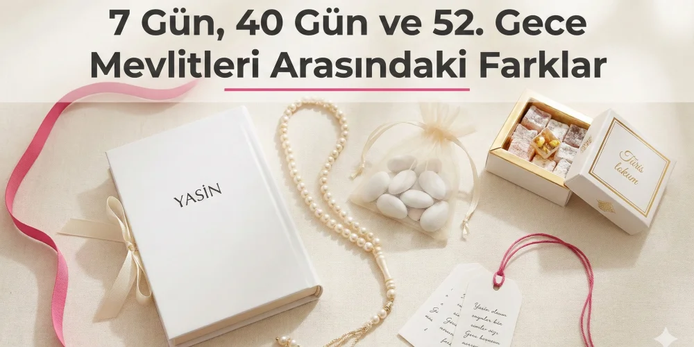 7 Gün, 40 Gün ve 52. Gece Mevlitleri Arasındaki Farklar