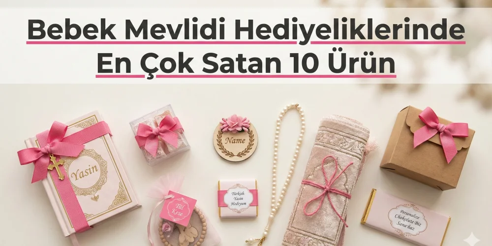 Bebek Mevlidi Hediyeliklerinde En Çok Satan 10 Ürün