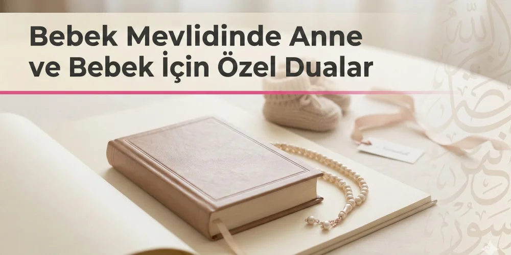 Bebek Mevlidinde Anne ve Bebek İçin Özel Dualar