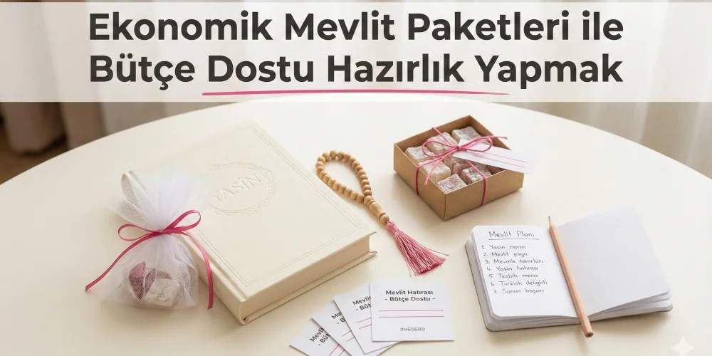 Ekonomik Mevlit Paketleri ile Bütçe Dostu Hazırlık Yapmak