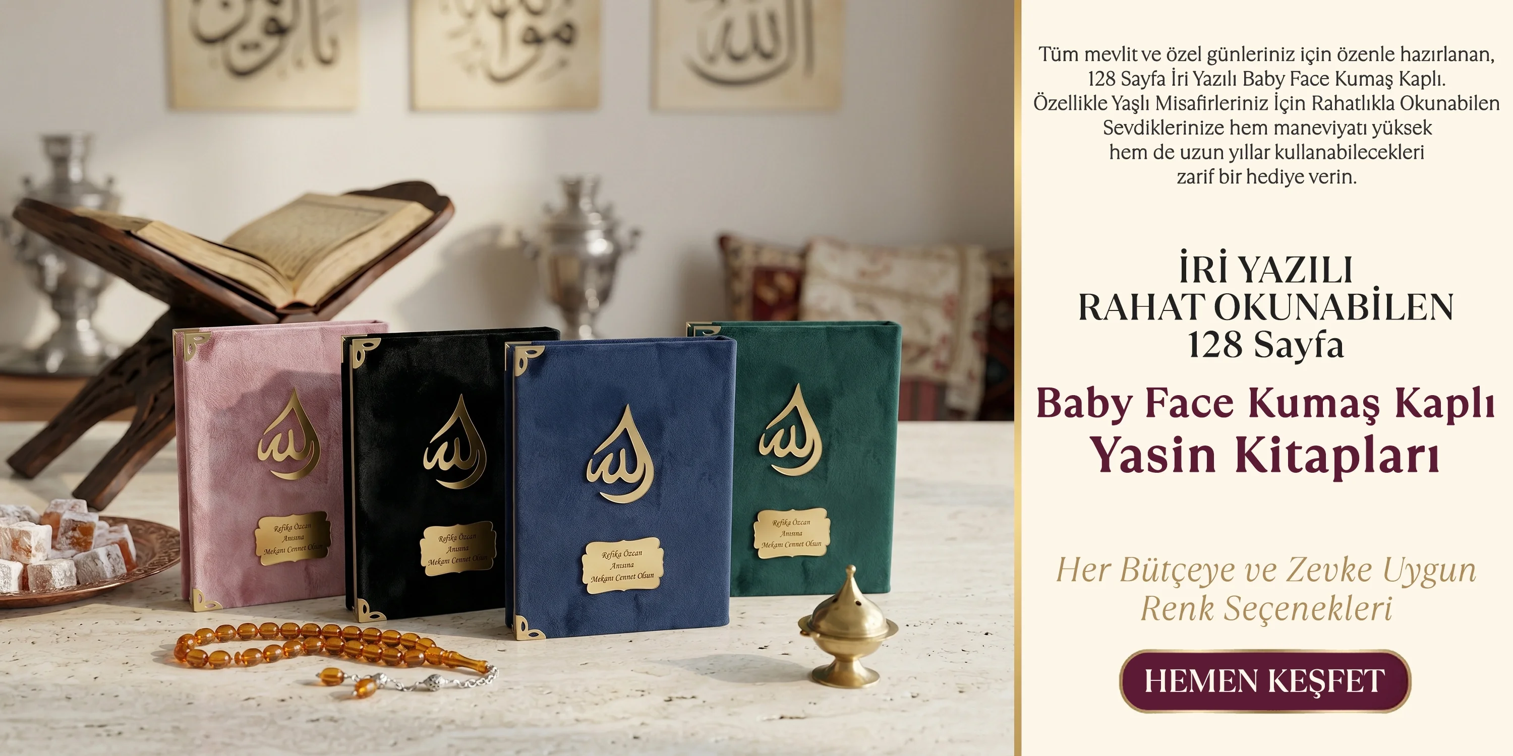 BabyFace Kumaş Kaplı Yasin Kitapları