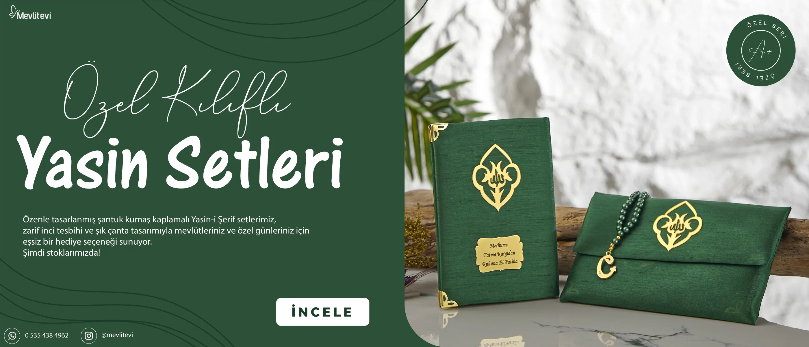 Çantalı Şantuk Yasin Setleri Mevlit Evinde