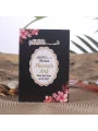 Çiçek Model Siyah Renkli Yasin Kitabı