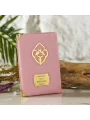 İsme Özel Pembe Renkli Şantuk Yasin Kitabı - Mevlüt Hediyelikleri